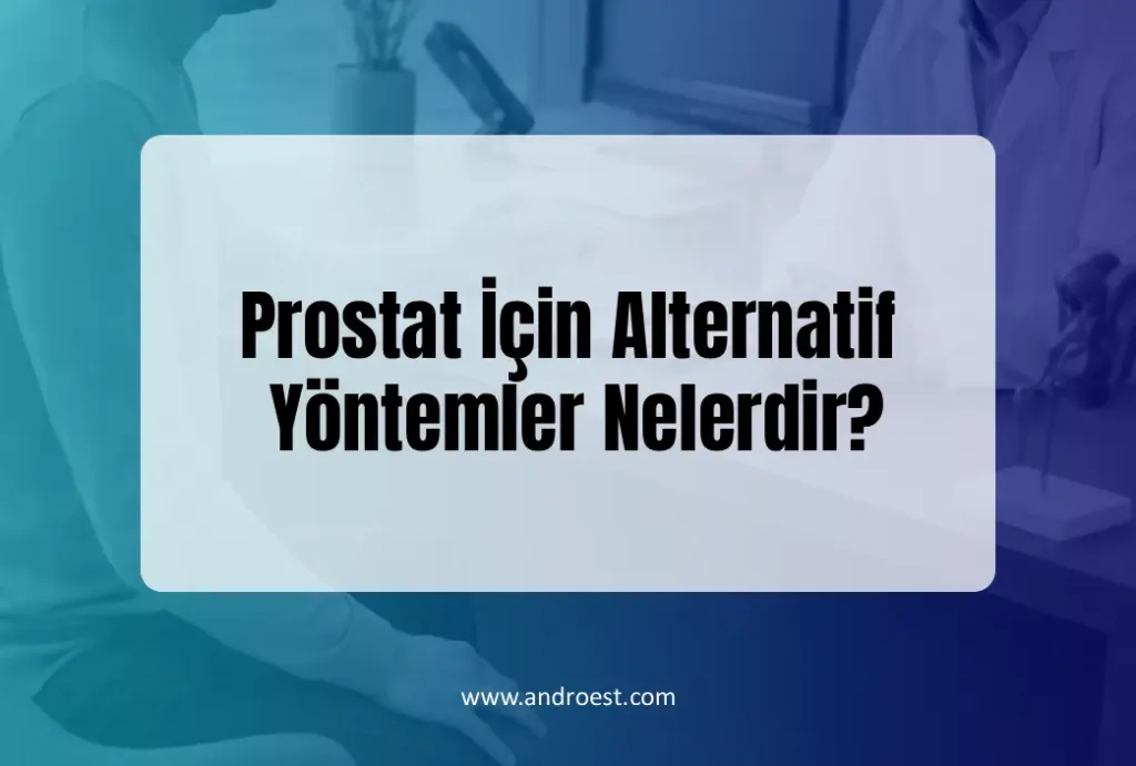 prostat-icin-alternatif-yontemler-nelerdir