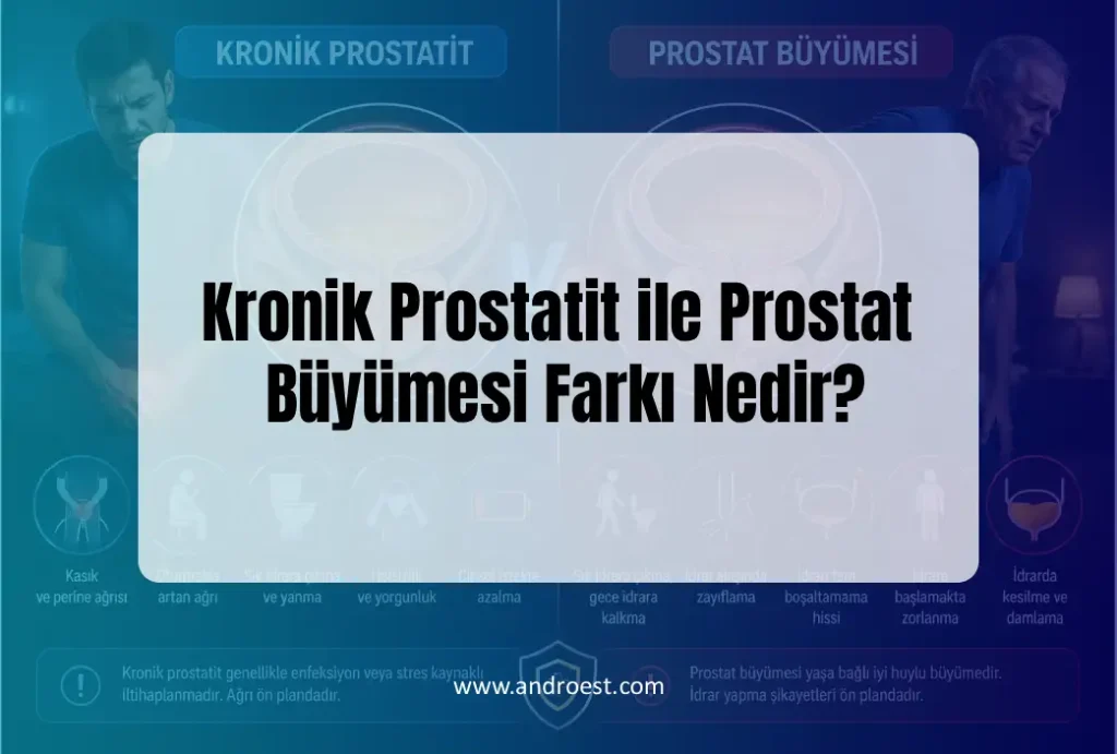 Kronik Prostatit ile Prostat Büyümesi Farkı?