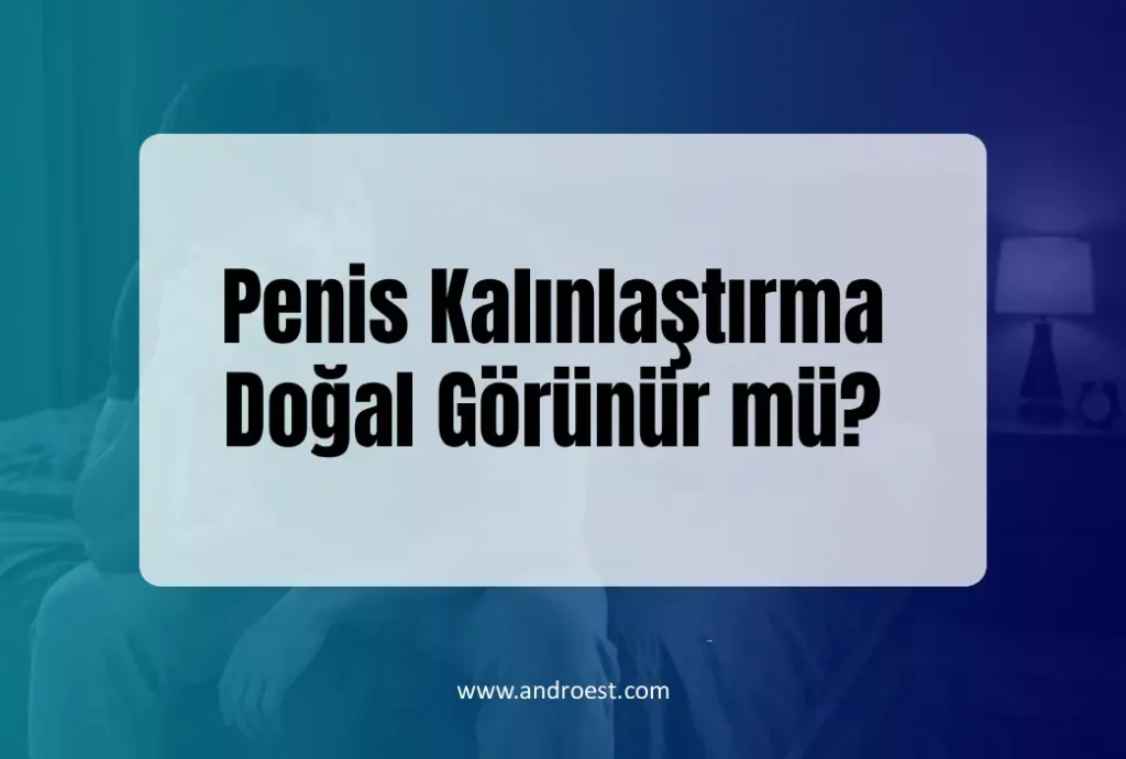 Penis Kalınlaştırma Doğal Görünür mü?