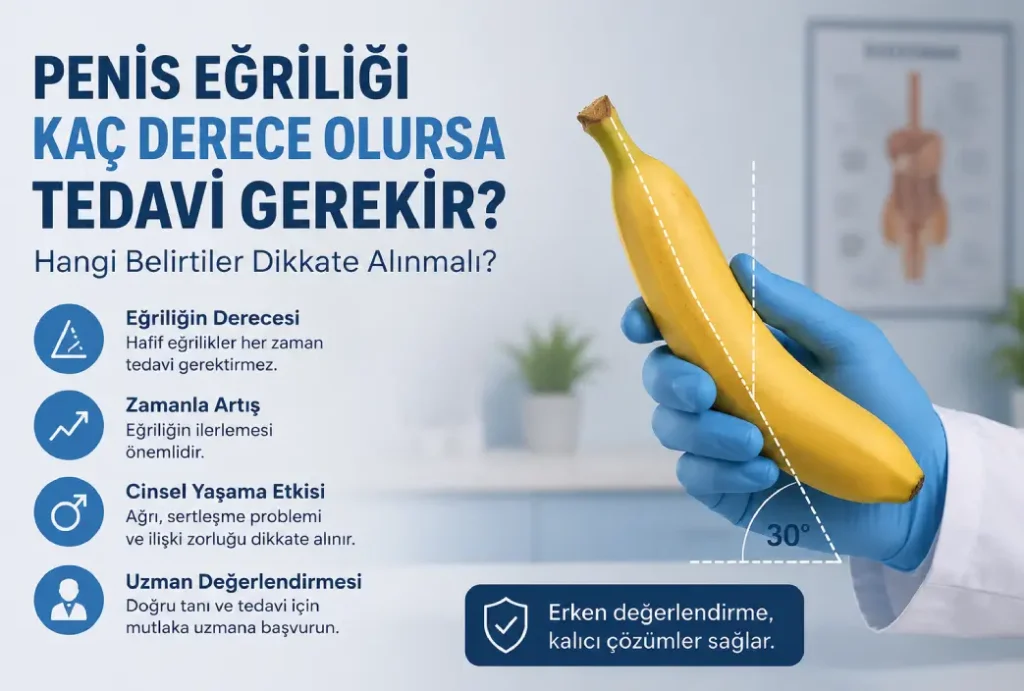Penis Eğriliği Kaç Derece Olursa Tedavi Gerekir?