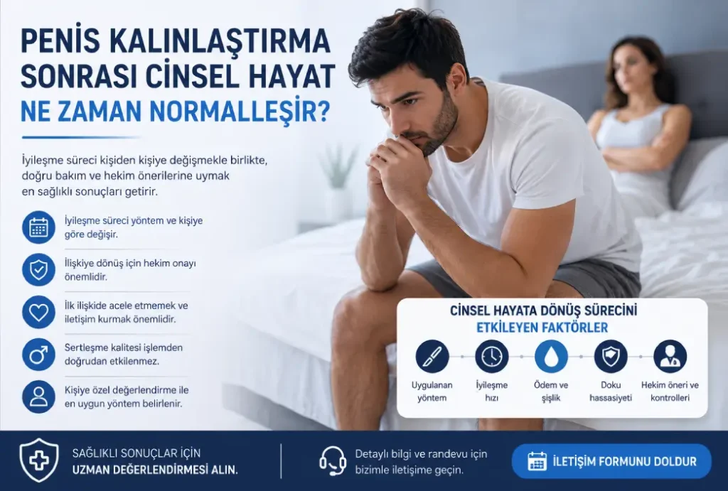 Penis Kalınlaştırma Sonrası Cinsel Hayat