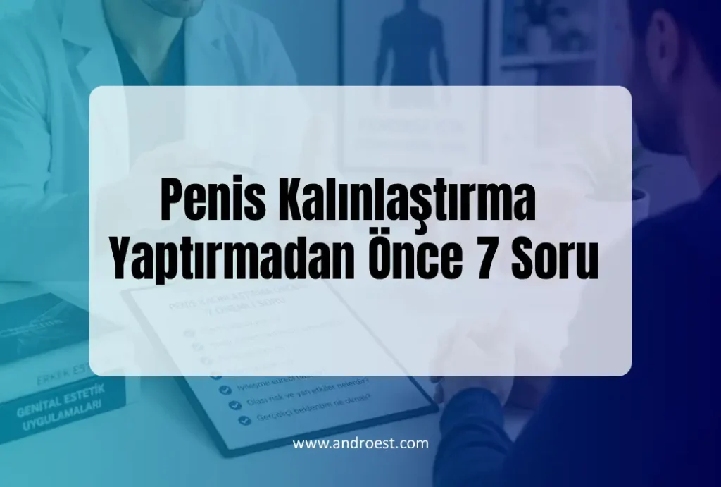 Penis Kalınlaştırma Yaptırmadan Önce