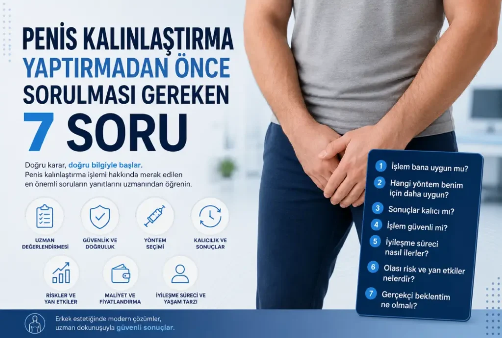 Penis Kalınlaştırma Yaptırmadan Önce